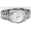 Image 5 : Rolex Mens Stainless Steel Silver Index DateJust Men's Wristwatch