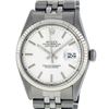 Image 6 : Rolex Mens Stainless Steel Silver Index DateJust Men's Wristwatch