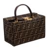Image 2 : Fendi Zucca Canvas Leather Trim Cosmetic Case Bag