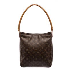 Louis Vuitton Monogram Canvas Leather Looping GM Shoulder Bag