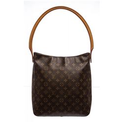 Louis Vuitton Monogram Canvas Leather Looping GM Shoulder Bag
