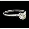 Image 1 : 0.75 ctw Diamond Ring - 14KT White Gold
