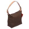 Image 3 : Dooney & Bourke Brown Monogram Canvas Hobo Handbag