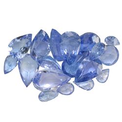 10.89 ctw Pear Mixed Tanzanite Parcel