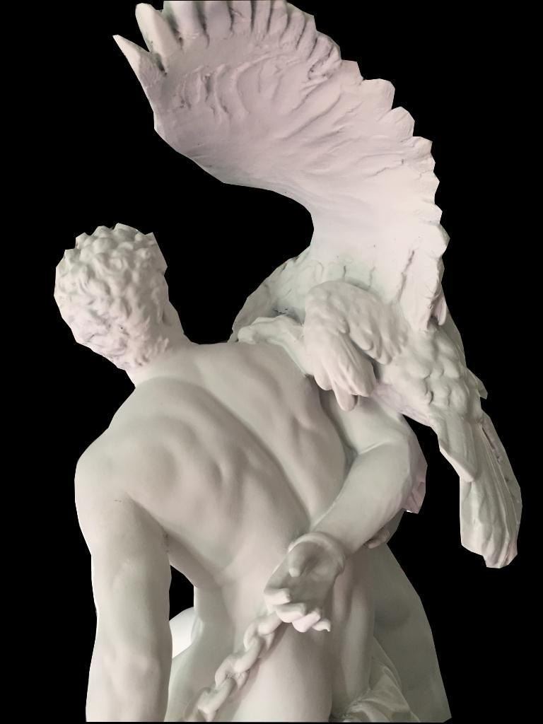 Attrib to Muller, Prometheus Bound Sculpture