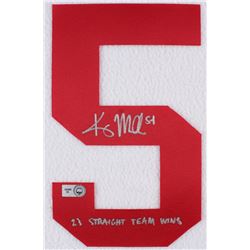 Kris Medlen Signed Braves Jersey Number #5 Inscribed "23 Straight Team Wins" (MLB Hologram)