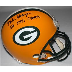 Mike Holmgren Signed Packers Full-Size Helmet Inscribed "SB XXI Champs" (Radtke COA)