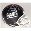 Image 1 : Lawrence Taylor Signed Giants Mini-Helmet Inscribed "Giant For Life" (JSA COA)