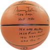Image 1 : Jerry West Signed Basketball with (6) Inscriptions (Steiner)