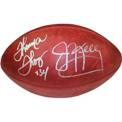 Thurman Thomas  Jim Kelly Signed Full-Size NFL Football (Steiner COA)