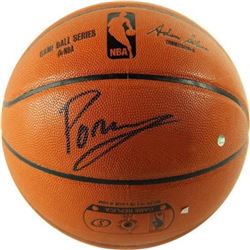 Kristaps Porzingis Signed NBA Game Ball Series Basketball (Steiner)