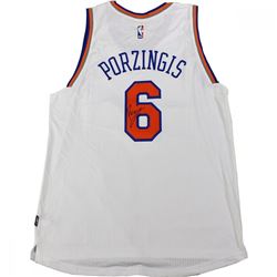 Kristaps Porzingis Signed Knicks Jersey (Steiner)