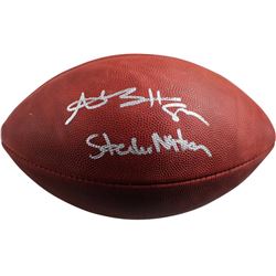 Antonio Brown Signed NFL Football Inscribed "Steeler Nation" (Steiner COA)