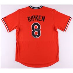 Cal Ripken Jr. Signed Orioles Cooperstown Majestic Jersey (MLB Hologram)