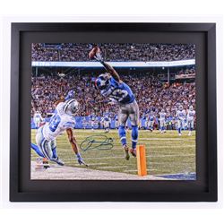 Odell Beckham Jr. Signed Giants "The Catch" 26x30 LE Custom Framed Photo (Steiner COA)