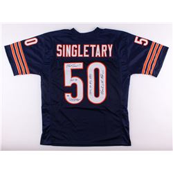 Mike Singletary Signed Bears Jersey with (4) Inscriptions (Schwartz COA)