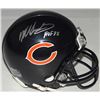 Image 1 : Mike Singletary Signed Bears Mini-Helmet Inscribed "HOF 98" (Schwartz COA)