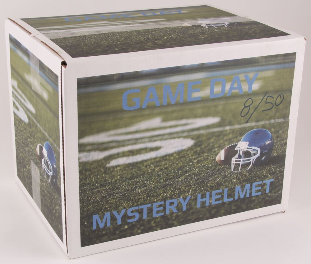 autographed football helmet mystery box