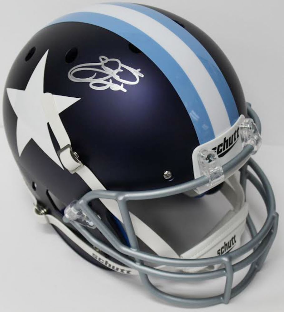 emmitt smith signed helmet