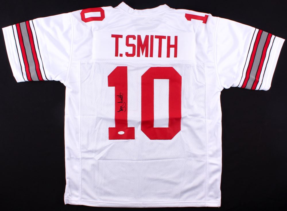 troy smith autographed jersey