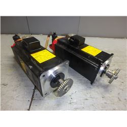 FANUC *LOT OF 2* A06B-0377-B175 AC SERVO MOTORS W/ A860-0360-T001 PULSECODER