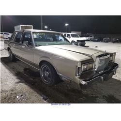 1987 - LINCOLN TOWN CAR