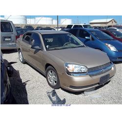 2005 - CHEVROLET MALIBU // REBUILT SALVAGE// BONDED TITLE