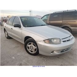2004 - CHEVROLET CAVALIER//SALVAGE TITLE