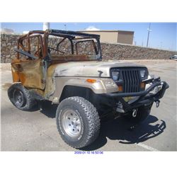 1994 - JEEP WRANGLER // PARTS ONLY