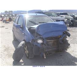 2008 - CHEVROLET AVEO//REBUILT SALVAGE