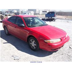 2003 - OLDSMOBILE ALERO//BONDED TITLE