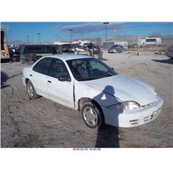 2001 - CHEVROLET CAVALIER // REBUILT SALVAGE