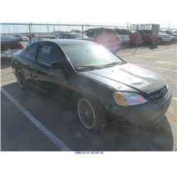 2001 - HONDA CIVIC // REBUILT SALVAGE
