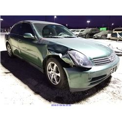 2003 - INFINITI G35 // SALVAGE TITLE