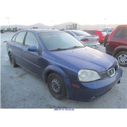 2005 - SUZUKI FORENZA // REBUILT SALVAGE // BONDED TITLE // EXPORT
