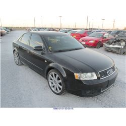 2004 - AUDI A4 // SALVAGE TITLE // FLOOD DAMAGE