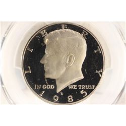 1985-S KENNEDY HALF DOLLAR PCGS PR69 DCAM