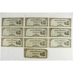 10-WWII JAPANESE GOVERNMENT 10 PESOS INVASION