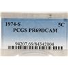 Image 3 : 1974-S JEFFERSON NICKEL PCGS PR69 DCAM