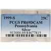 Image 3 : 1999-S SILVER PENNSYLVANIA QUARTER PCGS PR69 DCAM