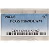 Image 3 : 1983-S JEFFERSON NICKEL PCGS PR69 DCAM