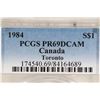 Image 3 : 1984 CANADA TORONTO SILVER DOLLAR PCGS PR69 DCAM