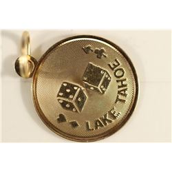 .7 GRAM 14KT GOLD LAKE TAHOE CHARM