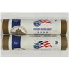 Image 1 : ROLLS OF 2009-P & D PRESIDENCY LINCOLN CENTS UNC