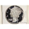 Image 1 : 1 TROY OZ .999 FINE SILVER PROOF ROUND MERCURY
