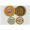 Image 1 : 4 VINTAGE MIKL BOTTLE CAPS