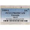 Image 3 : 1999-S SILVER GEORGIA QUARTER PCGS PR69 DCAM
