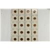 Image 1 : 20 ASSORTED 1947-1954 UNC WHEAT LINCOLN CENTS