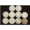 Image 1 : 10 ASSORTED BARBER DIMES