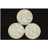 Image 1 : 1954-D,57-D & 62-D FRANKLIN HALF DOLLARS